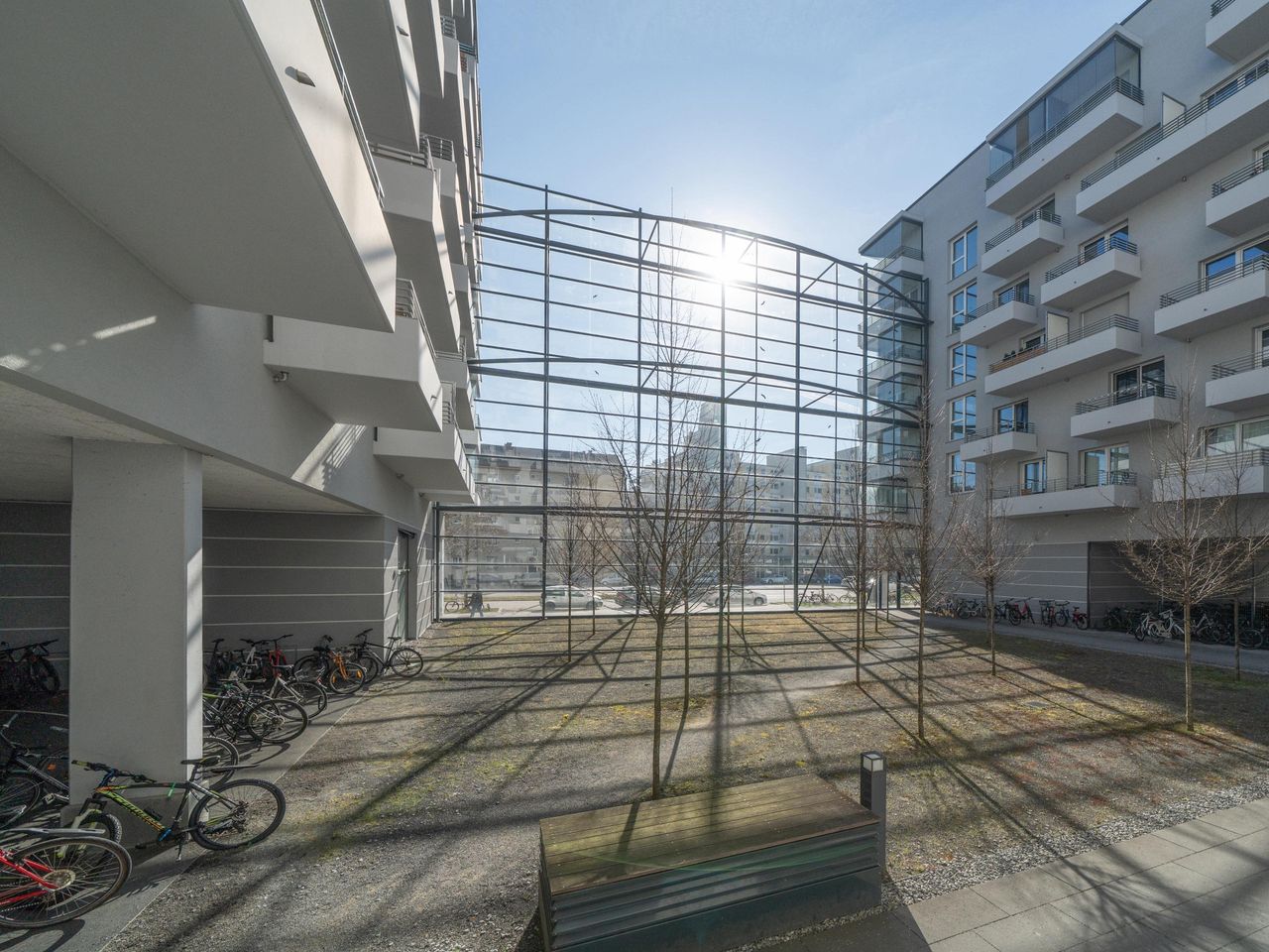 Ausblick Balkon