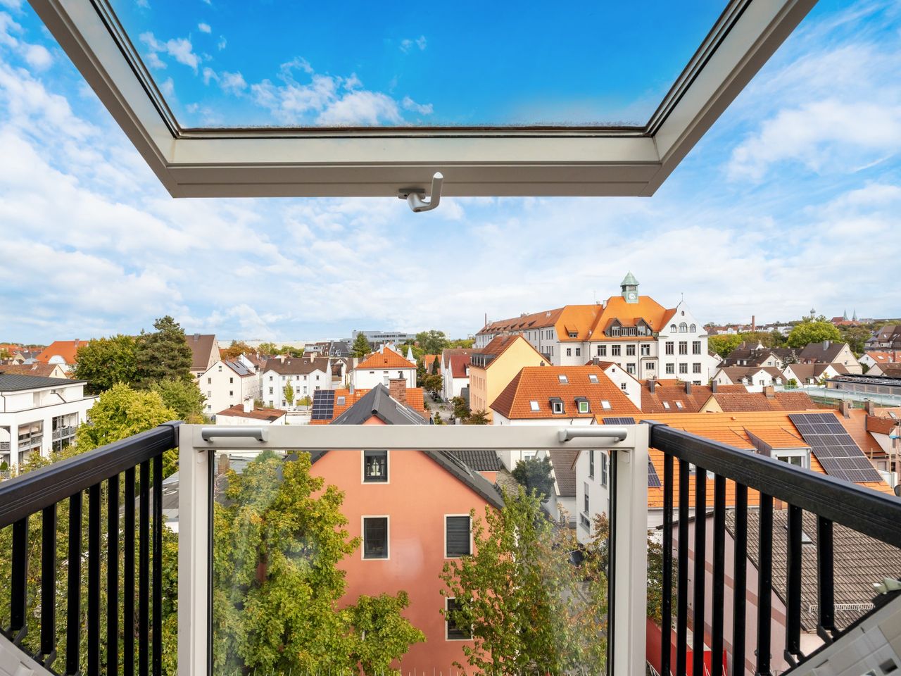 Ausblick über Augsburg