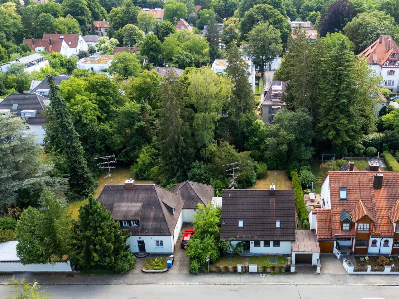 Drohnenaufnahme Frontansicht