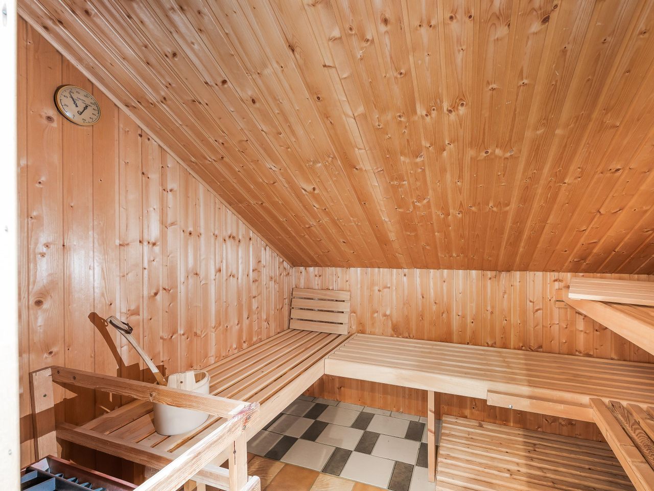 Sauna im Dachgeschoss