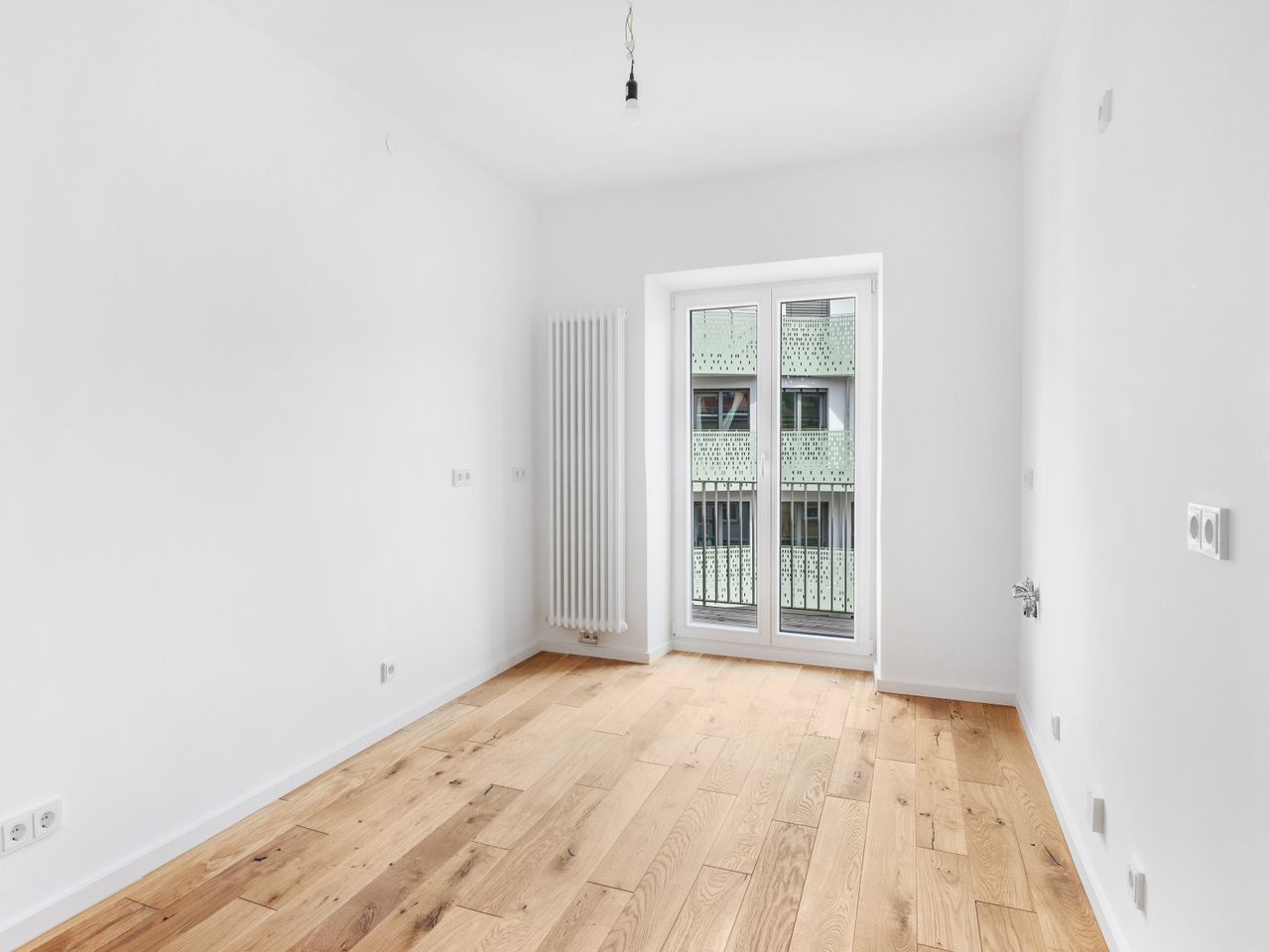 Küche mit Balkon