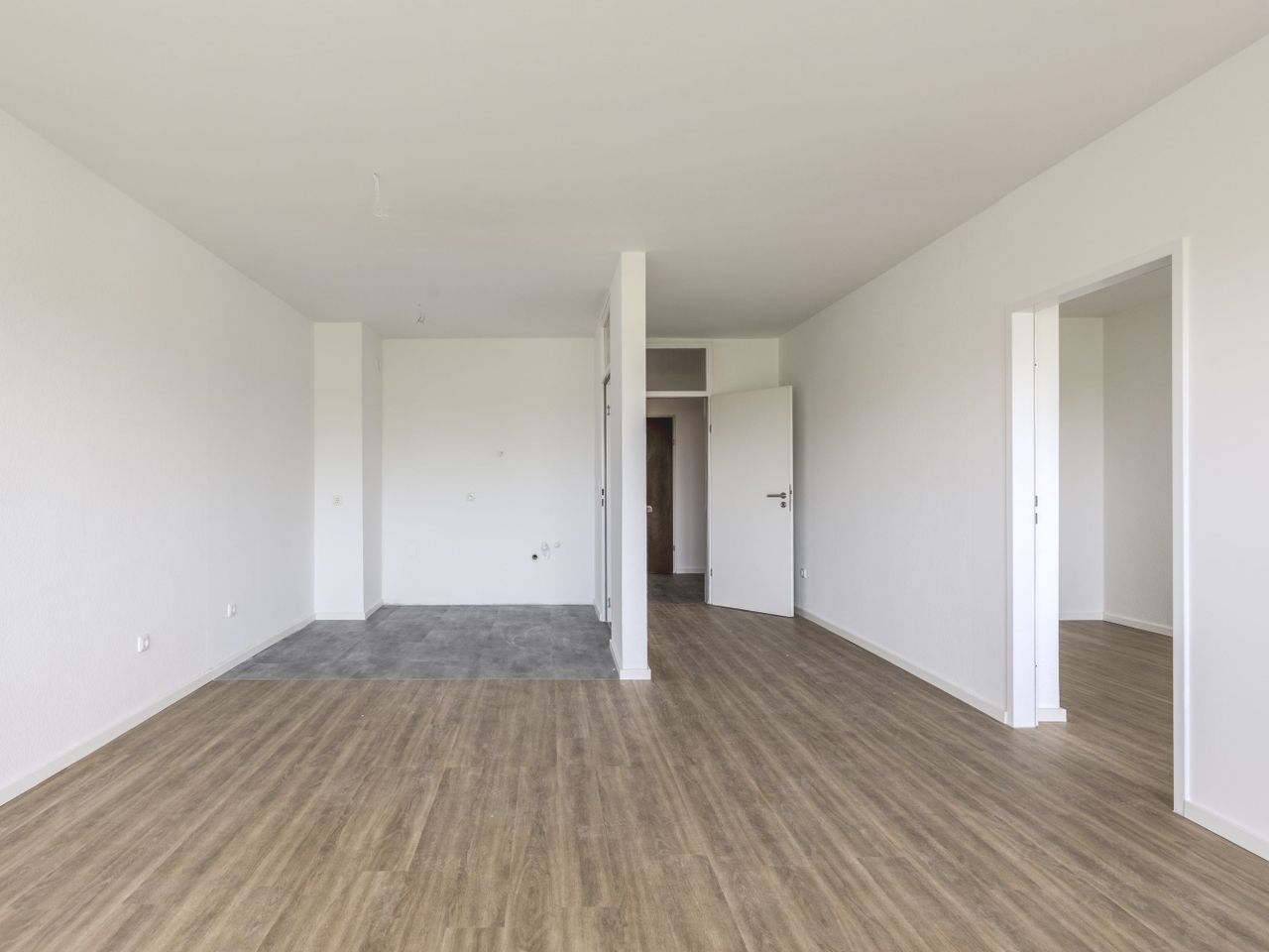 Offener Wohn-Koch-Bereich