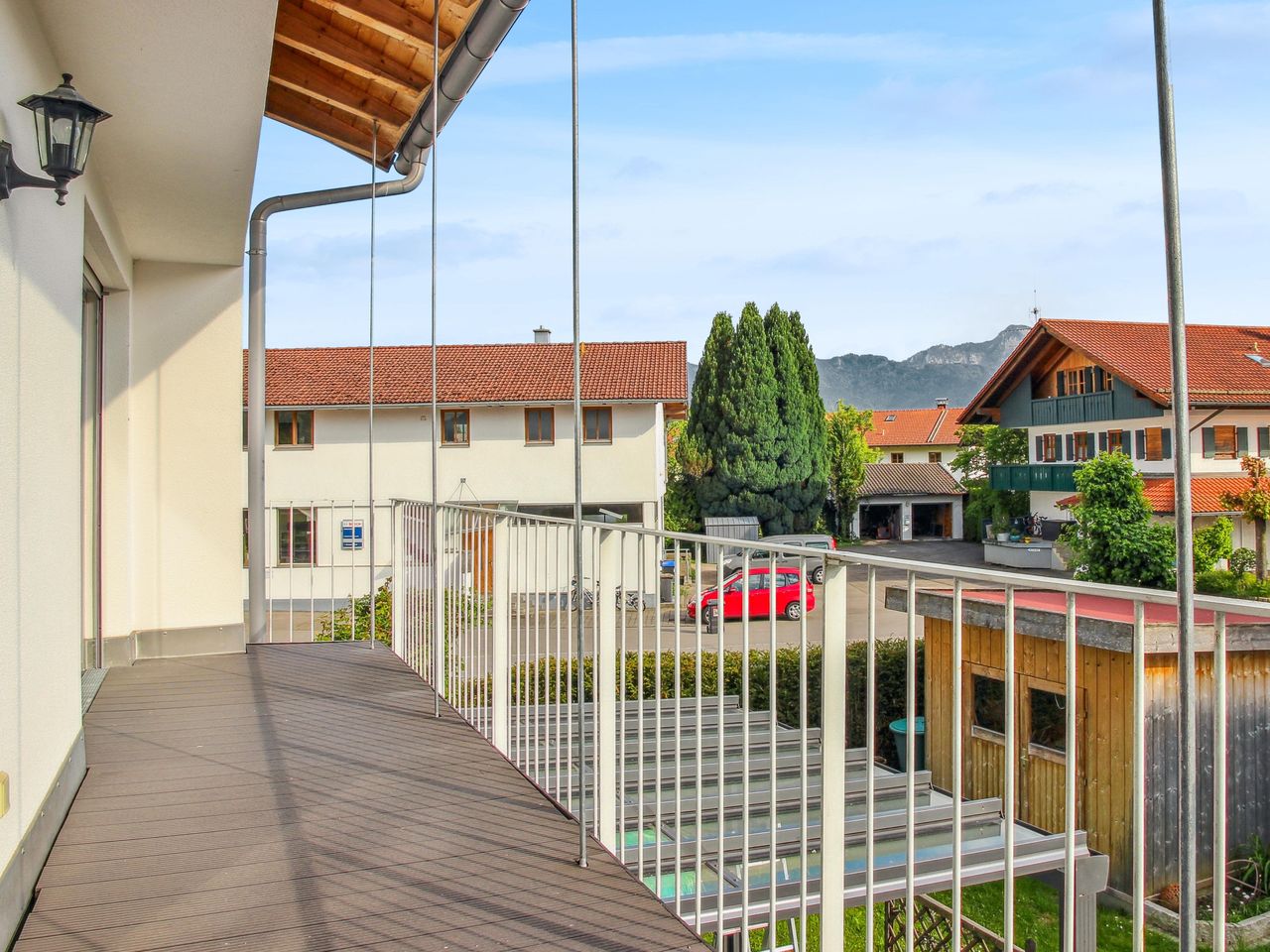 Ausblick vom Balkon