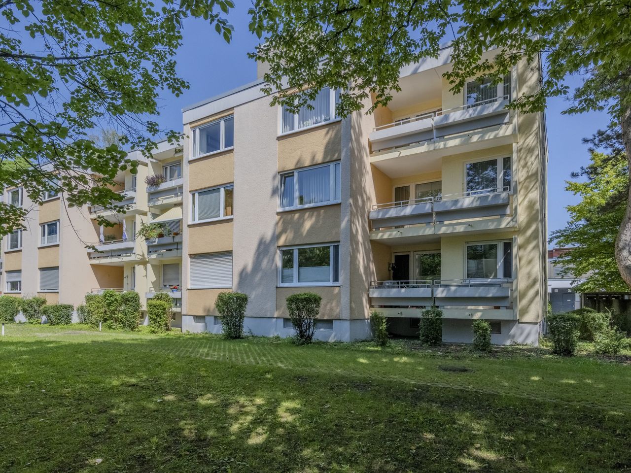Grüne Hofanlage
