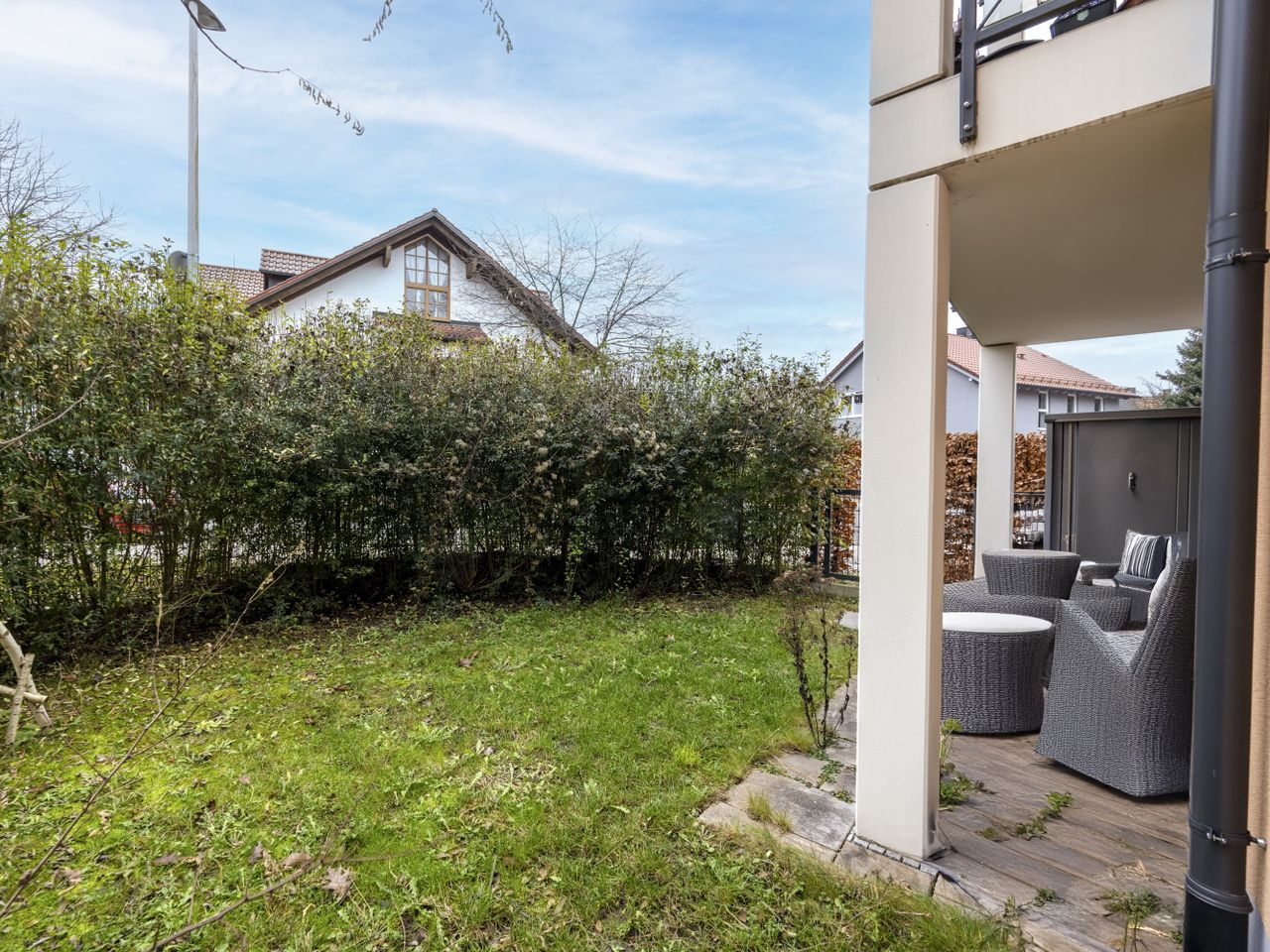 Schöner Gartenbereich