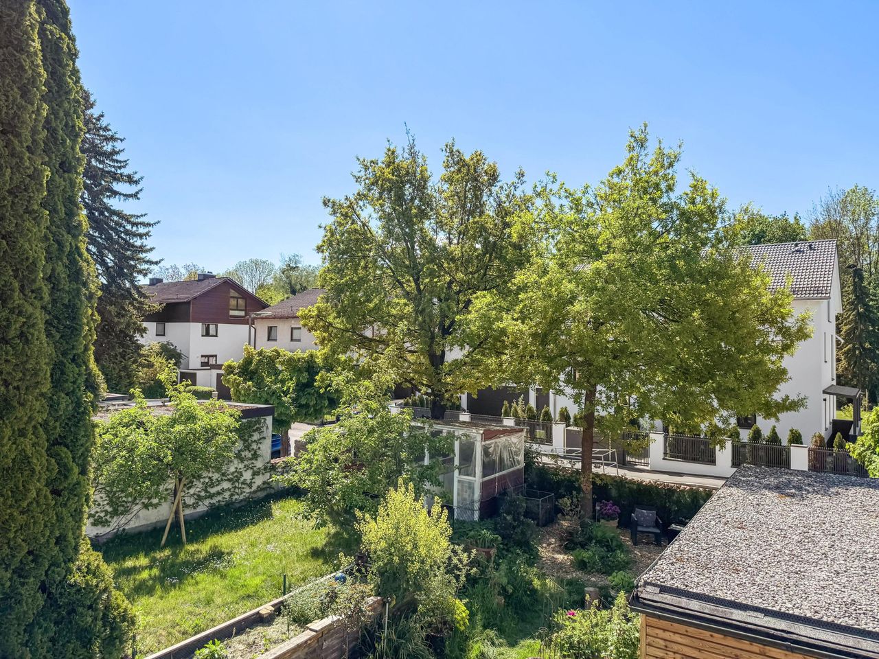 Ausblick Balkon