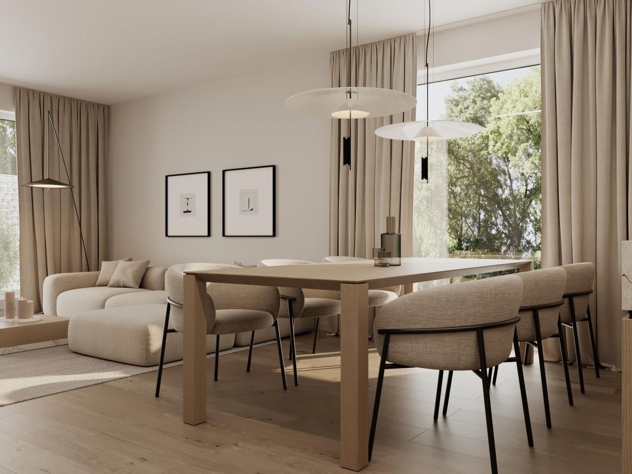 Esszimmer - Beispiel Visualisierung