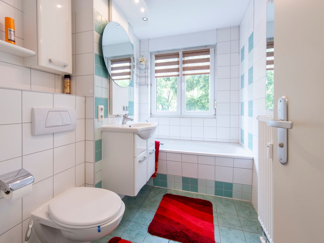 Badezimmer Nr. 1 mit Fenster