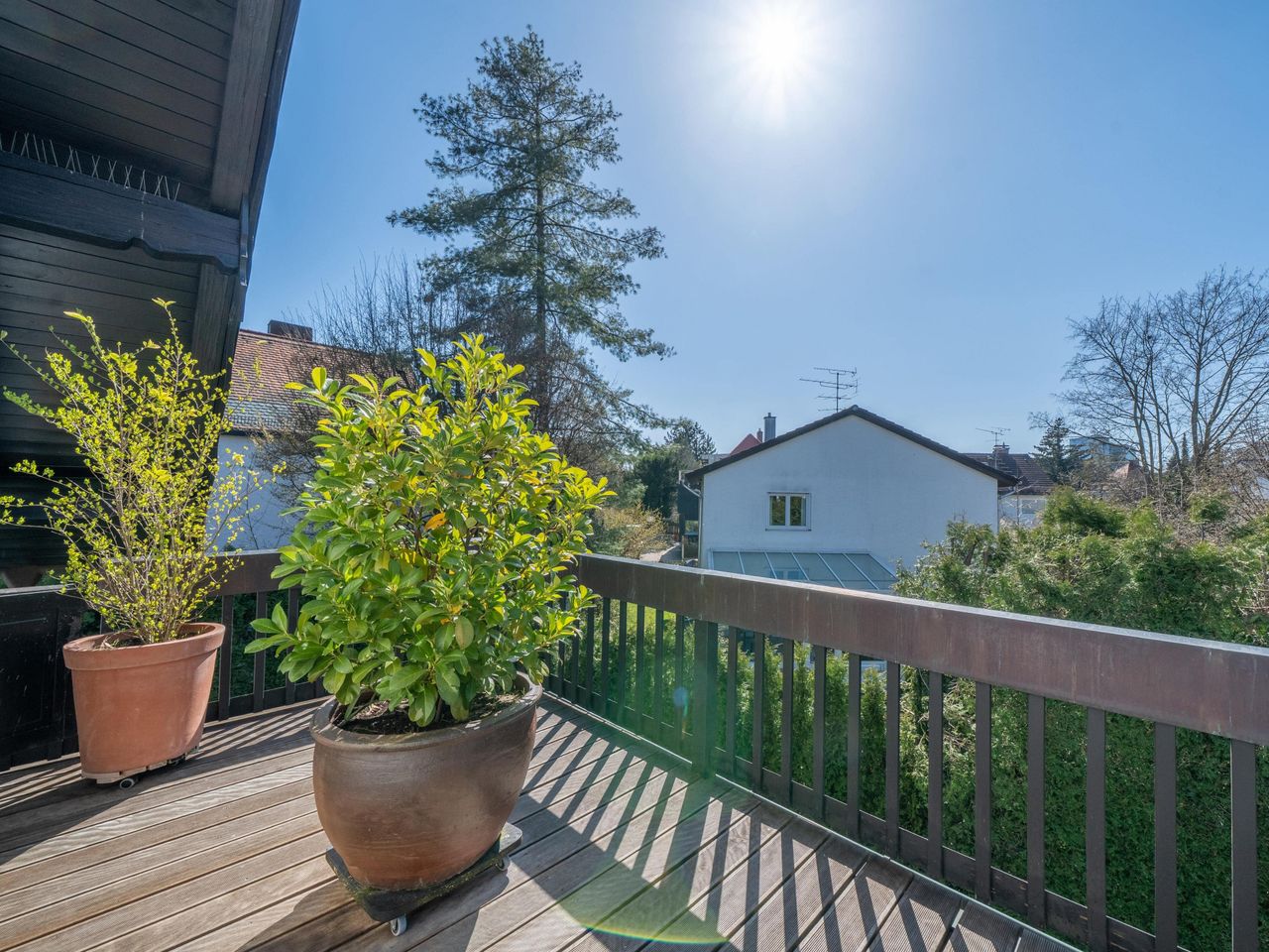 weiterer Balkon nach Westen