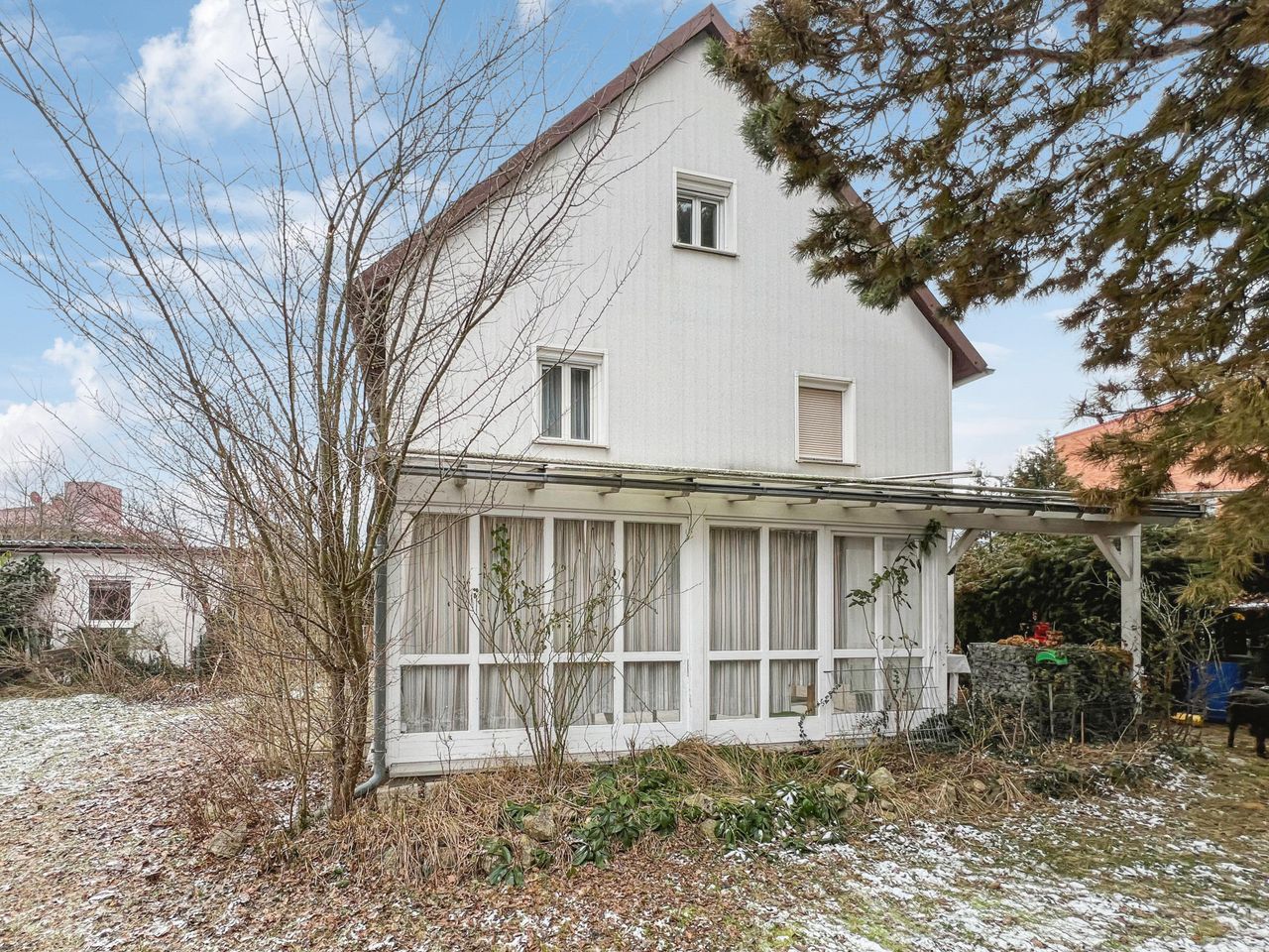 Blick auf den Wintergarten