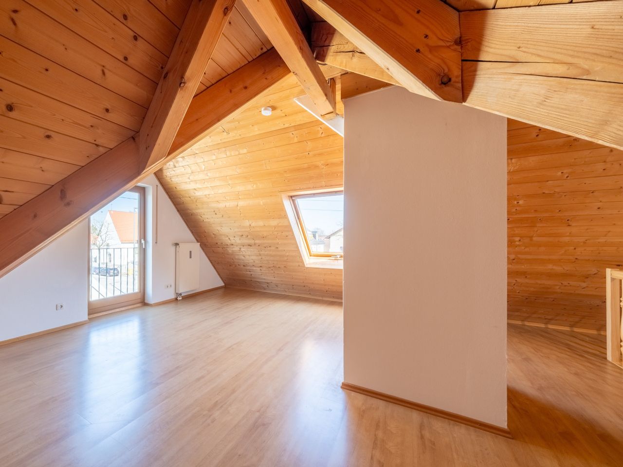 Wohnzimmer Spitzboden