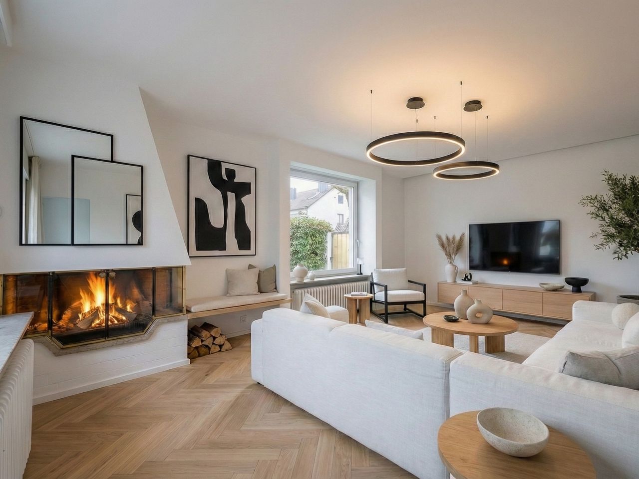 Kamin Wohnzimmer Beispiel