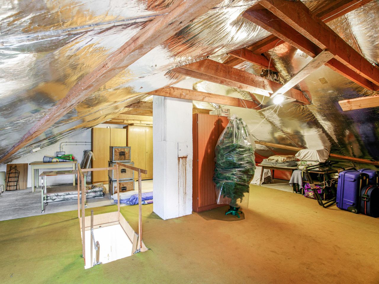 Impression Dachstuhl mit Ausbaureserve