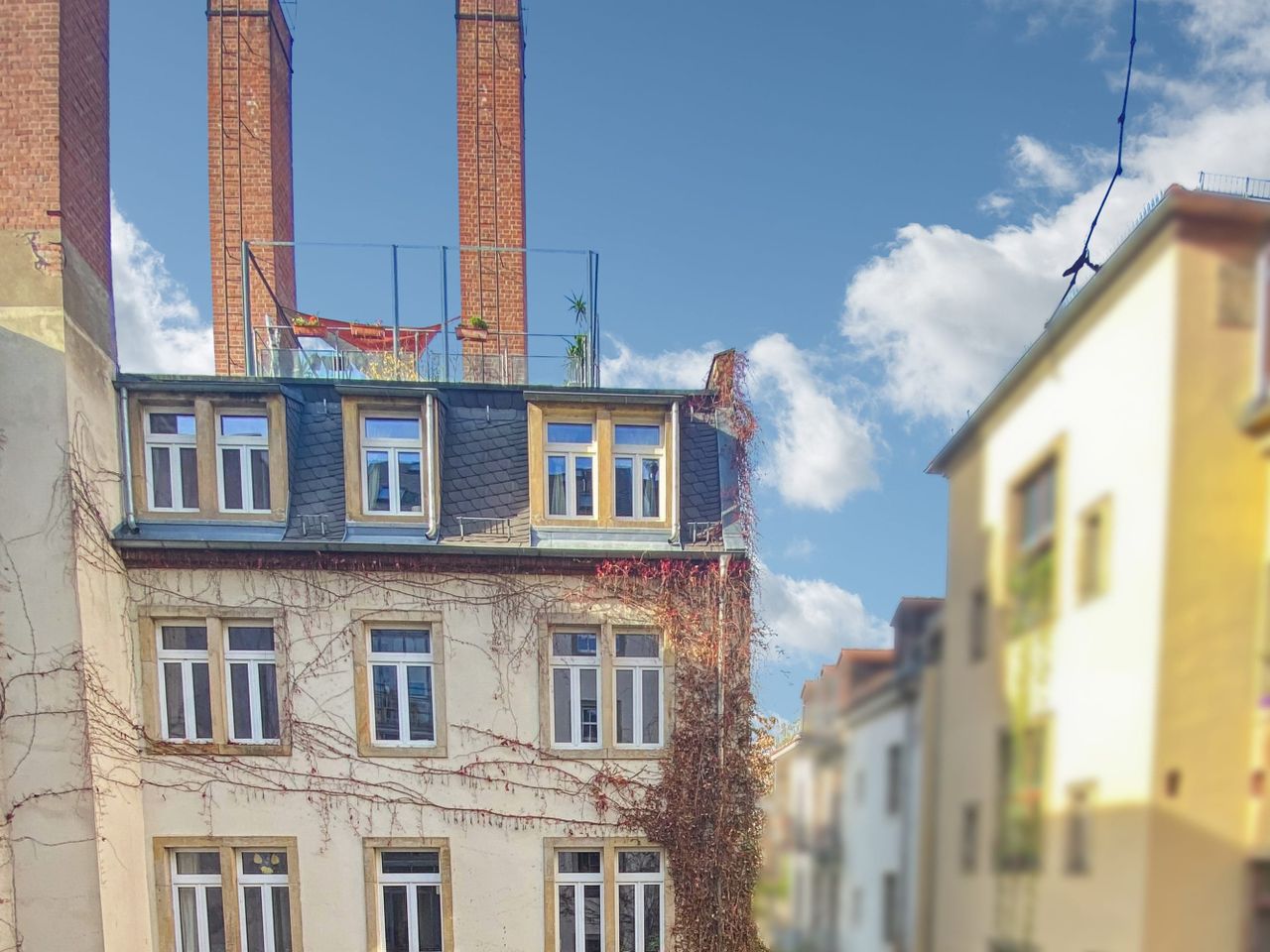 Vorderansicht Rückgebäude
