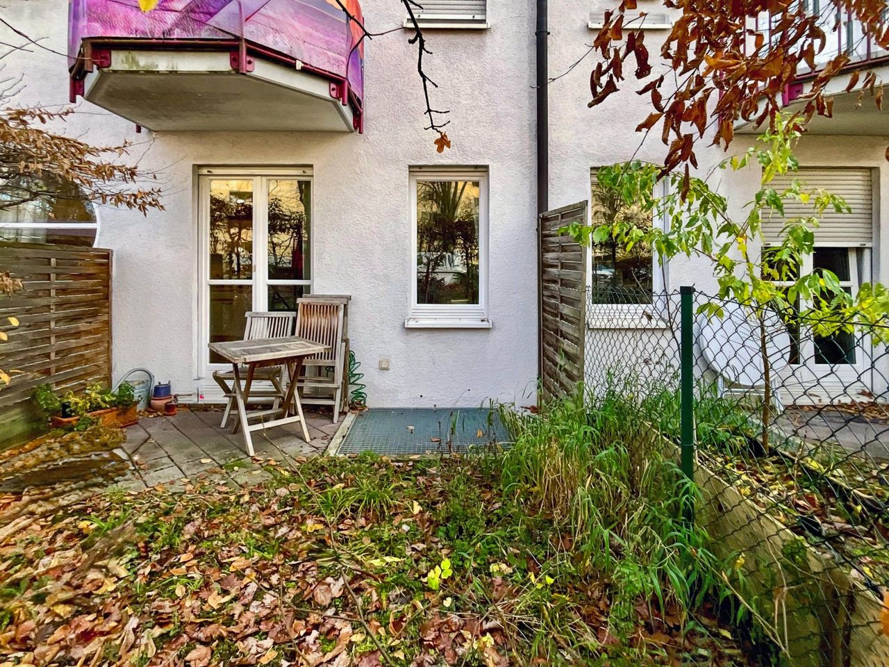 Terrasse in Westausrichtung