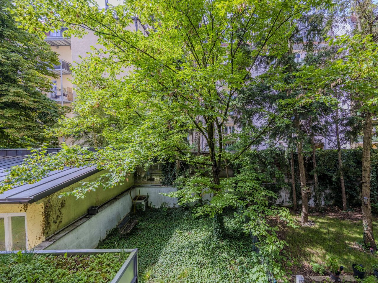 Ausblick Garten