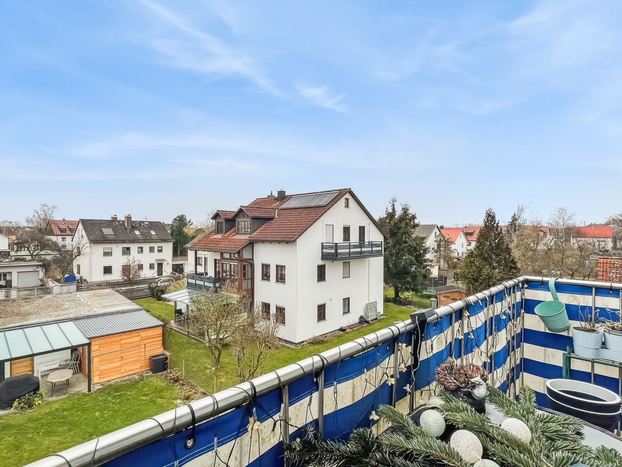 Blick vom Südwestbalkon