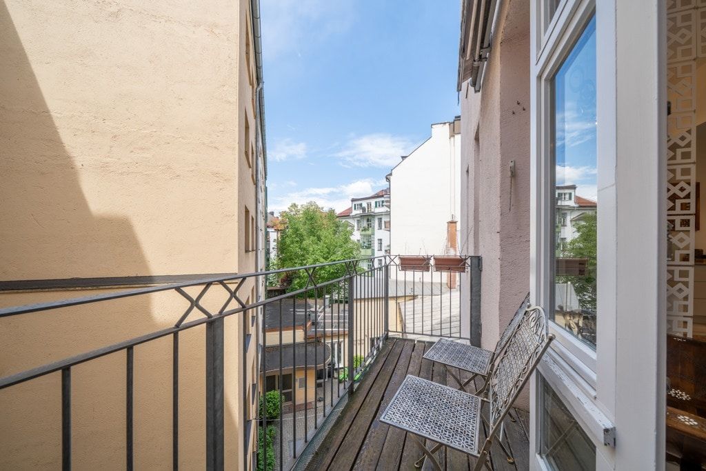 Balkon zum Innenhof